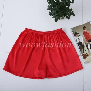 Ladies Anti Static Pettipants Slip Bloomers Satin Shorts Underpant Lingerie Plus - Picture 1 of 30
