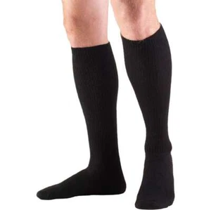 TRUFORM Trusoft Diabetic Over-The-Calf Socks 8-15mmHg (Black) Medium - Picture 1 of 4