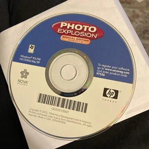 PHOTO EXPLOSION CD Special edition version 1.5 windows vintage 2002 2004 nova - Picture 1 of 4