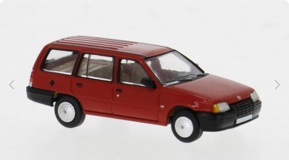BREKINA PCX870497 Opel Kadett E Caravan, Rosso, 1985, H0, Nuovo 2025 - Immagine 1 di 1