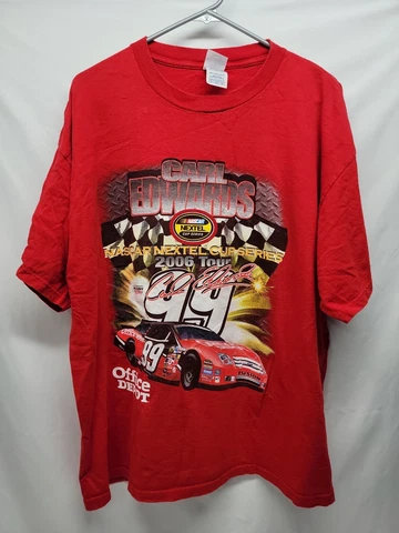 Carl Edwards Nascar # 99 Nextel Cup Series 2006 Tour Red tee Cover