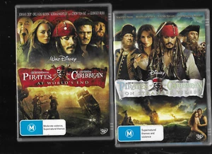 Disney Pirates Of The Caribbean At World's End DVD / On Stranger Tides DVD - Picture 1 of 2