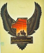 Original Vintage 1979 Wings Harley-Davidson Motorcycles Iron On Transfer