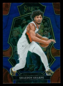 2022-23 Panini Select #189 Shaedon Sharpe Blue - Picture 1 of 2