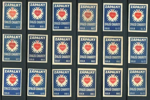 ¡LOTE DE 18 ETIQUETAS PUBLICITARIAS CHECAS VINTAGE MATCHBOX!! XX26 - Imagen 1 de 1