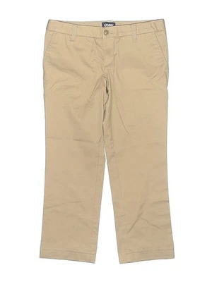 Lands' End Girls Brown Khakis 8 - Image 1 of 2