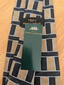 1995 NEW with TAGS St Michael M&S Neck Tie - Vintage - Picture 1 of 11