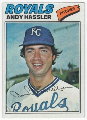 1977 Topps Andy Hassler Kansas City Royals #602 - Image 1 of 2