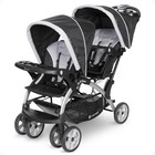Baby Trend Sit-N-Stand Twin Tandem 2-Seat Double Stroller, Stormy (Open Box)