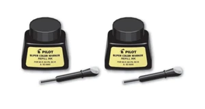 PILOT Super Color Permanent Marker Refill Ink, Black Ink, 1 Ounce Pack of 2 - Picture 1 of 1