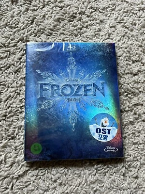 Frozen Blu-ray + OST CD Limited Edition [Korea Version] RARE Brand New Sealed.✅ Foto 1 de 2