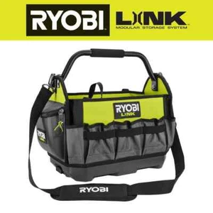RYOBI Tool Tote 17" Stackable 42 Pockets Open Storage Heavy Duty Water Resistant - Picture 1 of 11