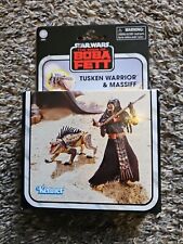 Star Wars Vintage Collection Tusken Warrior & Massiff The Book Of Boba Fett NEW