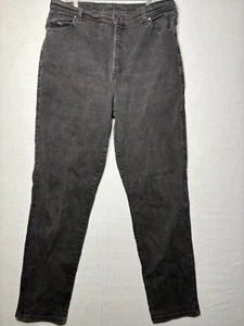 MENS 36x32 Denim Riders Straight Cut Black Jeans Patch Pockets - Picture 1 of 7