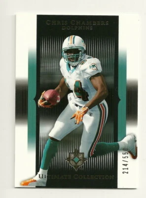 2005 Ultimate Collection #50 Chris Chambers /550 Miami Dolphins Wisconsin - Image 1 of 2