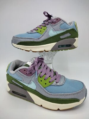 Nike Air Max 90 Sun Club Talla 3.5 Y Zapatillas Usadas Limpias Profesionalmente Estériles Foto 1 de 4