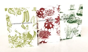 L'Artisan Parfumeur ~ Women's Eau de Parfum Spray Lot 3 X Vial Cards Variety NEW - Picture 1 of 9