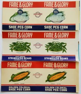 John W. Humbert Union Mills, MD. 3 Can Labels 1940's - Picture 1 of 4