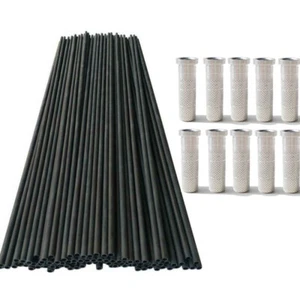 Flechas de carbono Eje 30 "SP500 Tiro con arco 6.2mm Insertar compuesto Recurvo Arco Caza DIY - Imagen 1 de 14