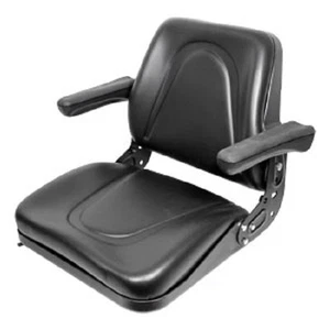 Universal T500BL Tractor Seat w/Slide Tracks for Kubota Bobcat John Deere Ford - Picture 1 of 4
