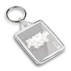 1x Rectangle Keyring Derby District #55526