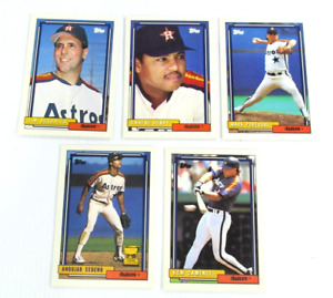 Astcos Baseball Cards x5 Players Topps #740#288#144#668#415 1992 Topps Company