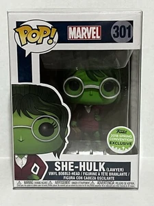 Funko Pop! Marvel: She-Hulk (Lawyer) #301 2018 Spring Convention Exclusive, Mint - Picture 1 of 6