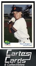Dan Calcagno 1992 Classic Best San Jose Giants #11  San Francisco