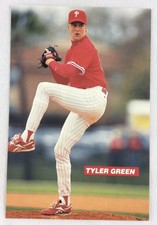 1995 Philadelphia Phillies Team Issue Photo Card-Tyler Green