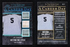 2020 Leaf ITG Used Sports A Career Day Platinum /5 Joe DiMaggio #CD-17 HOF