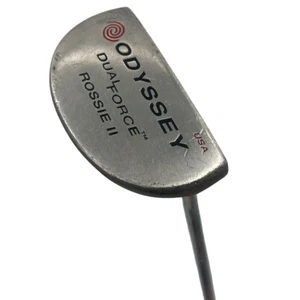 Odyssey Dual Force Rossie II Mallet Putter RH 34.5" Stronomic Steel Shaft Golf - Picture 1 of 11