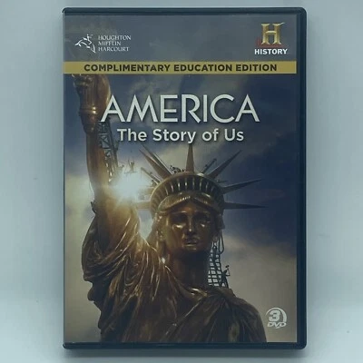 America: The Story of Us [Education Edition] 3-DVD OOP 2010 A&E History Channel - Image 1 of 4