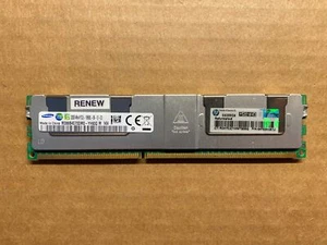 SAMSUNG 32GB M386B4G70DM0-YH93Q 4RX4 PC3L-10600L ECC REG SERVER MEMORY UC3-2(14) - Picture 1 of 3