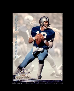 Ted Williams #1 1994 Roger Staubach Dallas Cowboys azul marino - Imagen 1 de 2
