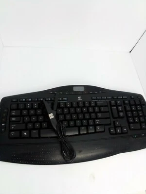 Logitech MX 3200 Keyboard Wireless MX3200 867773-0403 +USB Receiver WORKS  - Image 1 of 4