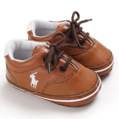 Baby Infant Classic Leather Baby Shoes Boy Girl Soft Sole (0-18months) - Image 1 of 4