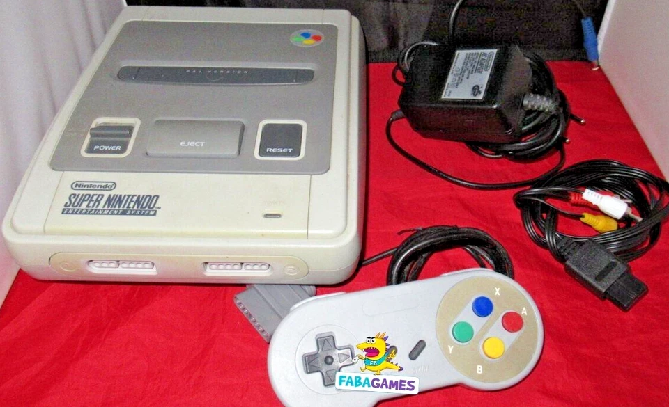 SNES Console Super Nintendo  ORIGINALE NINTENDO – PAL - Immagine 1 di 1
