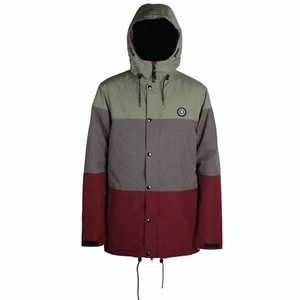 RIDE Snowboards Men's HAWTHORNE Snow Jacket - Olive/BrnMlng/Brgndy - Large NWT - Picture 1 of 6