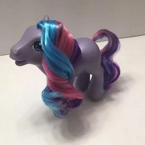 My Little Pony G3 Purple 2002 Shimmery Tink A Tink A Too Bells Hasbro Great Hair - Foto 1 di 6