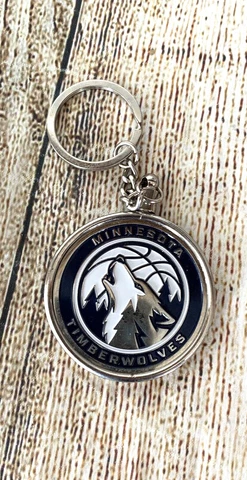 NBA Minnesota Timberwolves Keychain Hardwood club Gold Members Cover