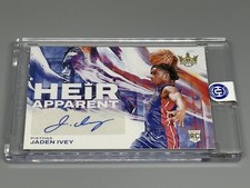 Jaden Ivey 2022-23 Panini Court Kings Heir Apparent Rookie Autograph #/199 RC