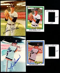 ORIGINAL ART 1981 Donruss Signed STEVE RENKO 3 1/2" X 5" Photo & Negative w/COA - Picture 1 of 1