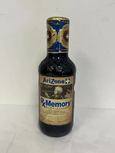 FULL SEALED Vintage Bottle ARIZONA RX MEMORY 20 oz BLUE Glass Bottle RARE! - Picture 1 of 8