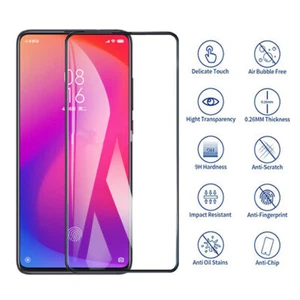 For Xiaomi Redmi Note 10 Pro 11 Lite 9T K40 Full Tempered Glass Screen Protector - Picture 1 of 12