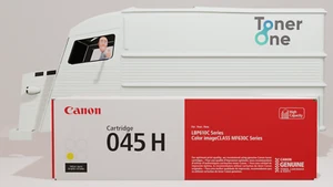 Genuine Canon 045H Yellow High Capacity Toner Cartridge - New - Picture 1 of 1