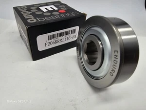 F205KRR1116-HX Conveyor AG Bearing 11/16" HEX Bore One Side Flanged - Picture 1 of 16