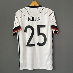 MULLER GERMANY JERSEY 2021 HOME MEDIUM MENS FOOTBALL SOCCER SHIRT ADIDAS EH6105