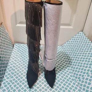 I.N.C. International Concepts Shyn Fringe Boot - Picture 1 of 12