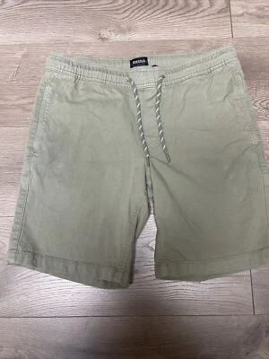 Cordón corto verde Buffalo David Bitton Henry cintura elástica lona talla S Foto 1 de 4