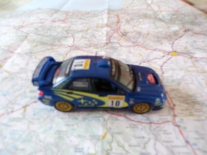 SUBARU Impreza WRC n°10 Monté Carlo 2002 (Makinen) IXO 1/43 - Imagen 1 de 2